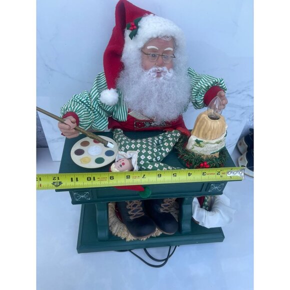 VTG Santa Workshop Holiday Creations Christmas Musical Lighted Santa Claus 16" - Picture 13 of 16